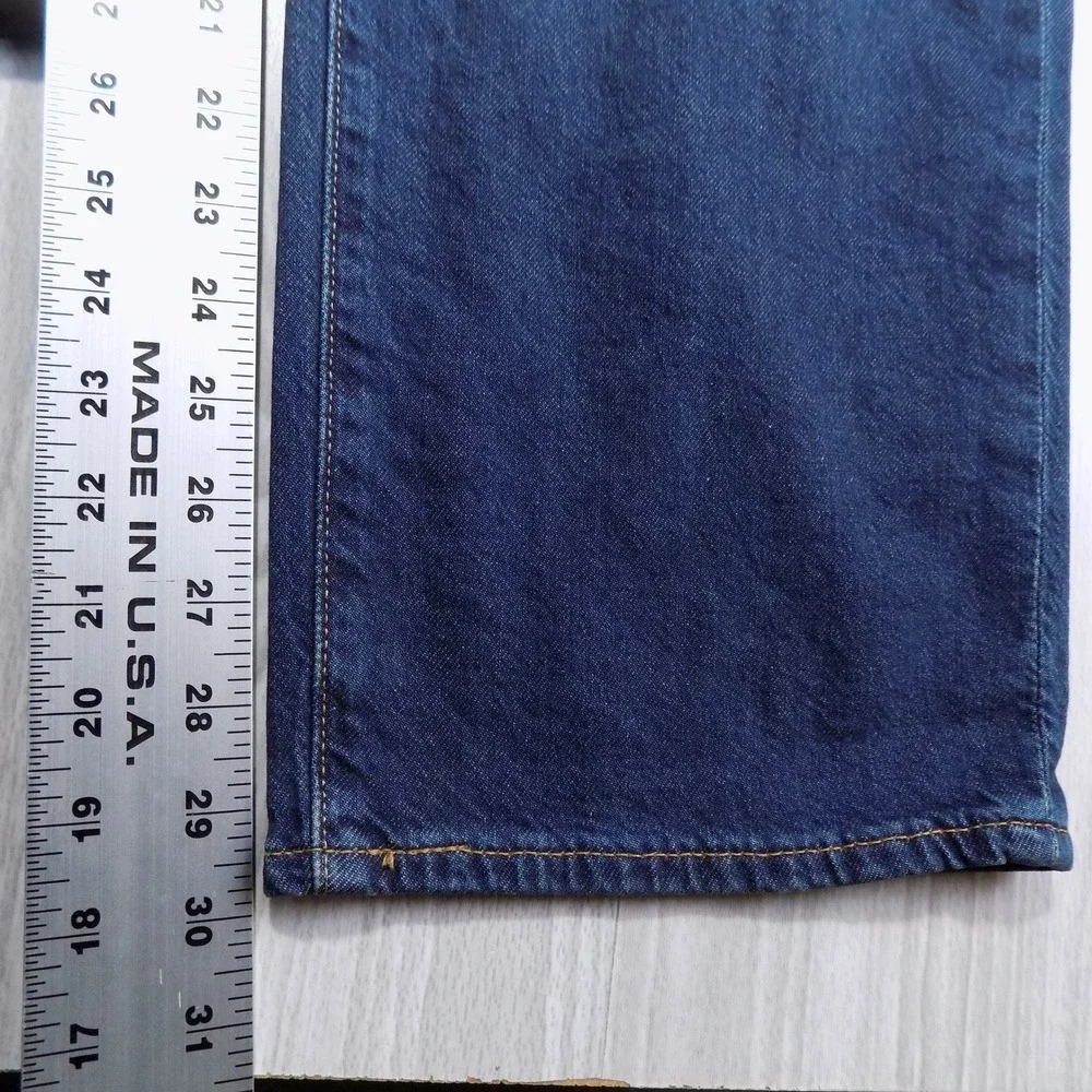 Levi's 541 Athletic Taper Jeans Mens 42x30 Dark Wash Blue Stretch NEW